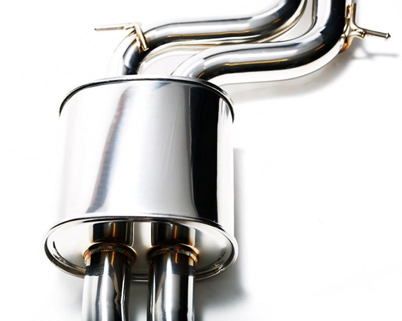 ARMYTRIX Stainless Steel Valvetronic Catback Exhaust System Quad Carbon Tips For Audi A4/A5 | S4/S5 3.0L TFSI 2009-2015