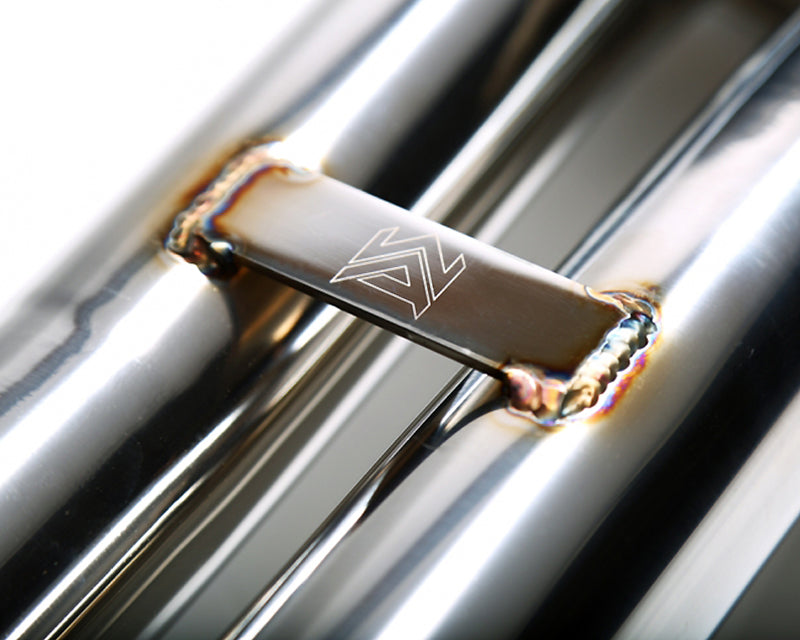 ARMYTRIX Stainless Steel Valvetronic Catback Exhaust System Quad Chrome Silver Tips For Audi A4/A5 | S4/S5 3.0L TFSI 2009-2015