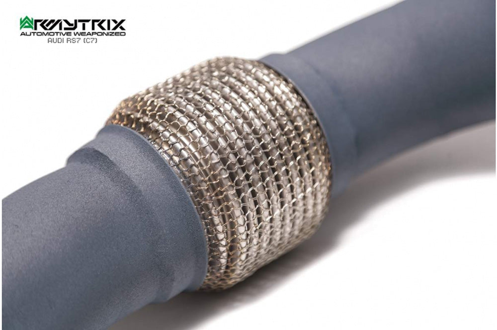 ARMYTRIX Ceramic Coated Race Downpipe For Audi RS6 | RS7 C7 2013-2021