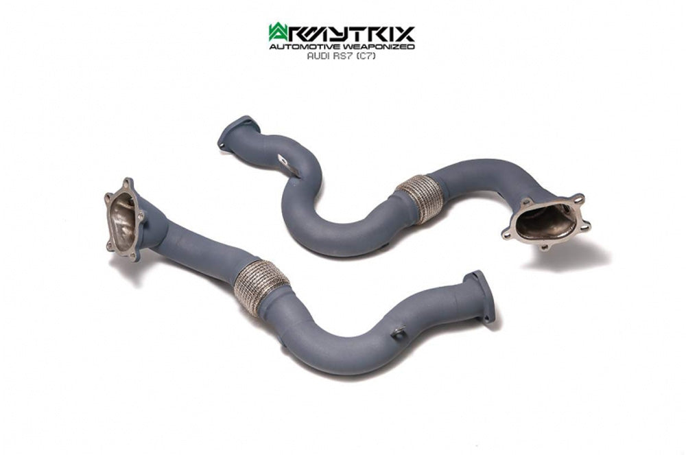 ARMYTRIX Ceramic Coated Race Downpipe For Audi RS6 | RS7 C7 2013-2021