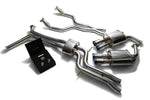 ARMYTRIX Stainless Steel Valvetronic Catback Exhaust System Quad Carbon Tips For Audi A6 | A7 C7 3.0 TFSI V6 2011-2021