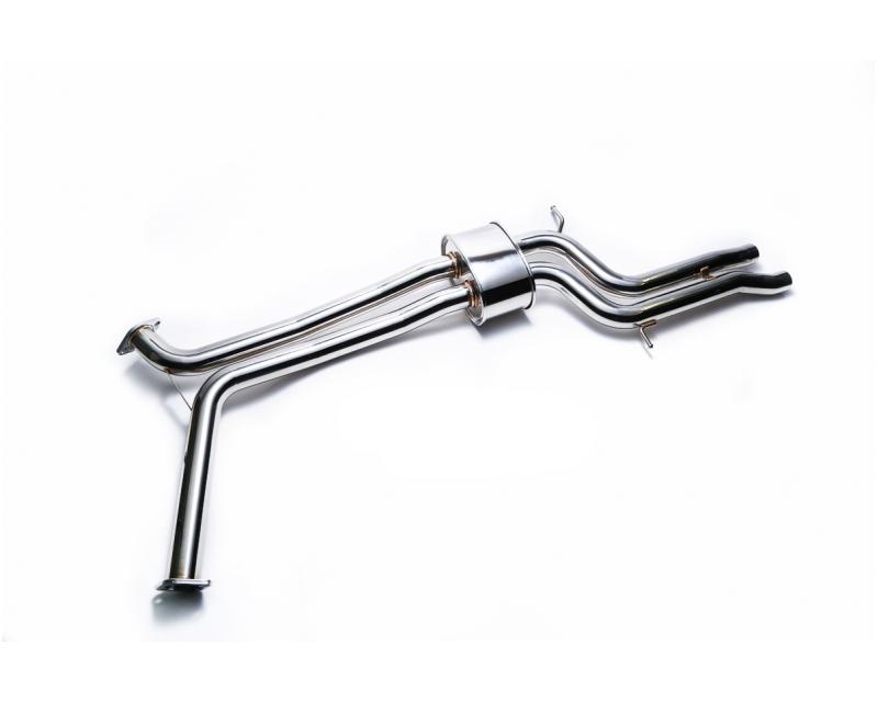 ARMYTRIX Stainless Steel Valvetronic Catback Exhaust System Quad Gold Tips For Audi A6 | A7 C7 3.0 TFSI V6 2011-2021