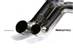 ARMYTRIX Titanium Valvetronic Catback Exhaust System Dual Carbon Tips For Audi R8 V10 MKI 2009-2012