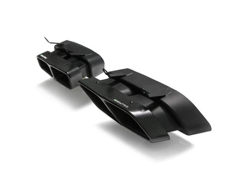 ARMYTRIX Titanium Valvetronic Exhaust System Dual Carbon Tips For Audi R8 V10 5.2L FSI 2016-2021