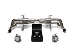 ARMYTRIX Titanium Valvetronic Catback Exhaust System Dual Carbon Tips For Audi R8 V8 MKI Facelift 2013-2015