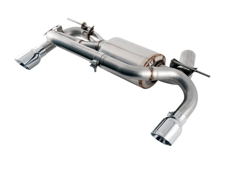 AWE Tuning BMW F3X 335i/435i Touring Edition Axle Back Exhaust - Chrome Silver Tips (90mm) - autotalent