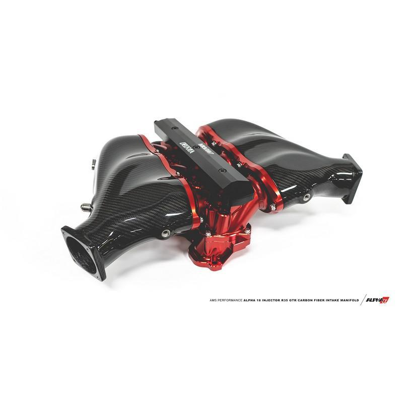 AMS Performance Alpha Carbon Intake Manifold with Fuel Rail For Nissan - AutoTalent