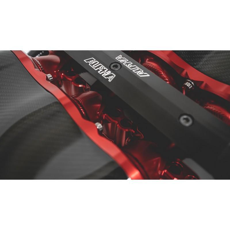 AMS Performance Alpha Carbon Intake Manifold with Fuel Rail For GT-R R35 - AutoTalent