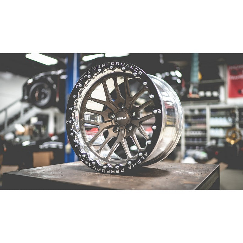 Ams Performance Alpha Race X 17X10" Front Beadlock Drag Wheel For GT-R R35 - AutoTalent