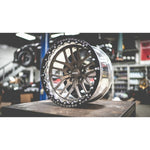 Ams Performance Alpha Race X 17X10" Front Beadlock Drag Wheel For GT-R R35 - AutoTalent