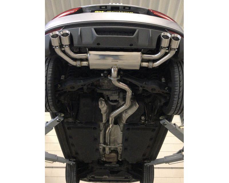 ARMYTRIX Stainless Steel Valvetronic Catback Exhaust System Quad Gold Tips For Audi S1 8X 2.0L Turbo 2015-2021