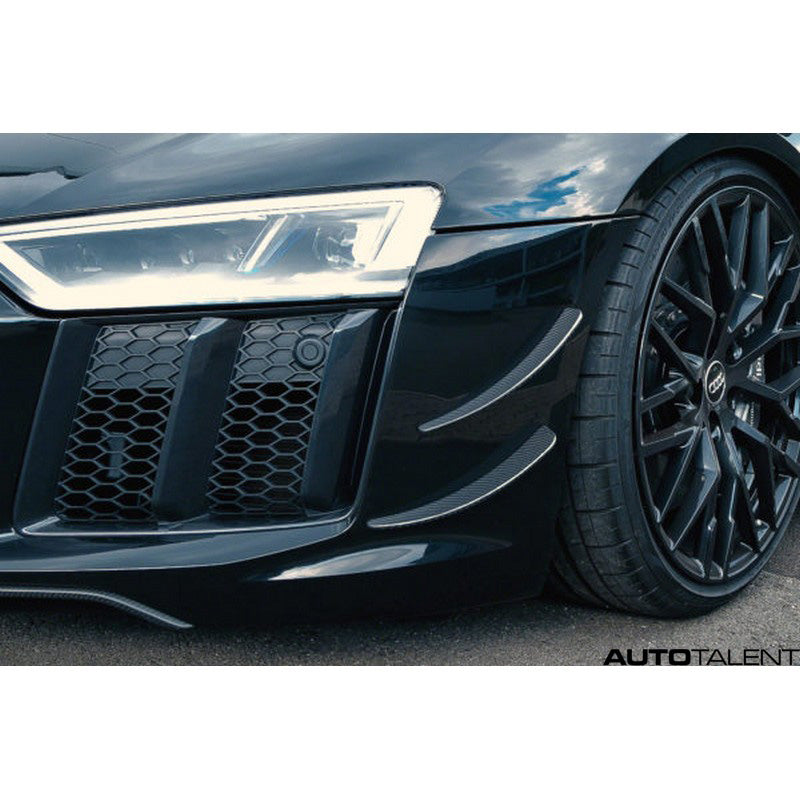 Capristo Aero Carbon Front Fins For Audi R8 V10 - AutoTalent