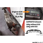 Capristo Exhaust Muffler Valved Exhaust For Audi R8 V10 - AutoTalent