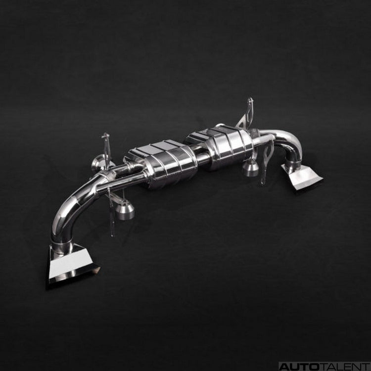 Capristo Exhaust Valved Axle Back Exhaust System For Audi R8 V10 - AutoTalent