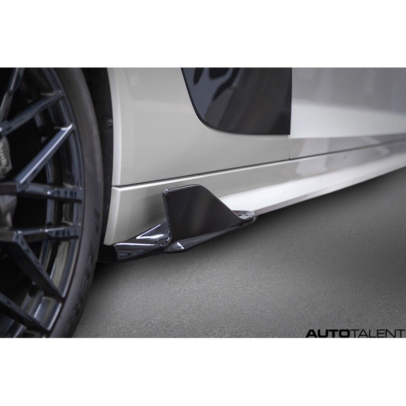 Capristo Aero Side Carbon Fins For Audi R8 V10 - AutoTalent