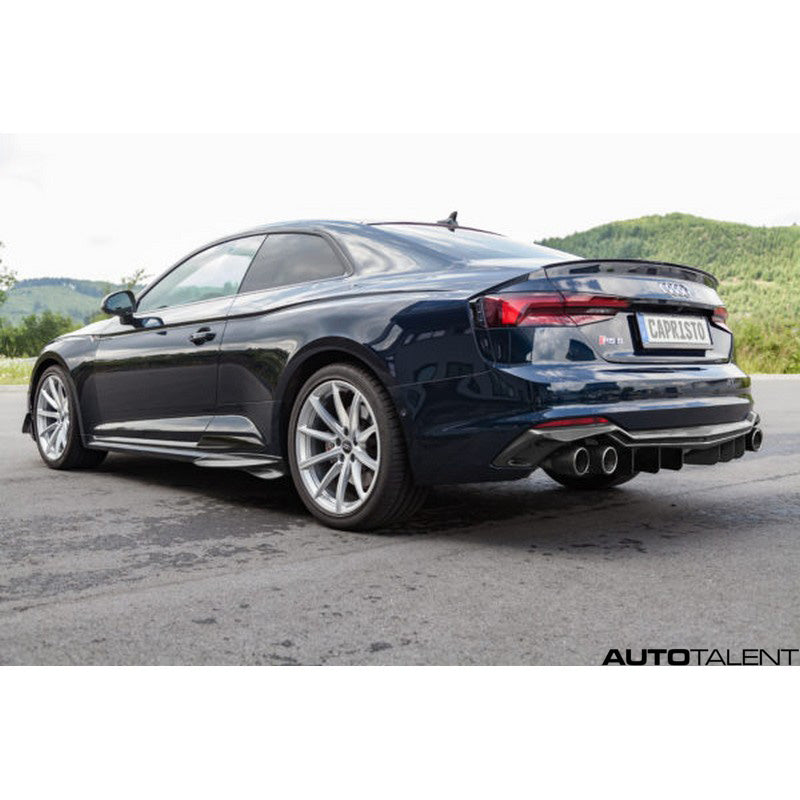 Capristo Carbon Fiber Rear Diffuser For Audi RS5 F5 - AutoTalent