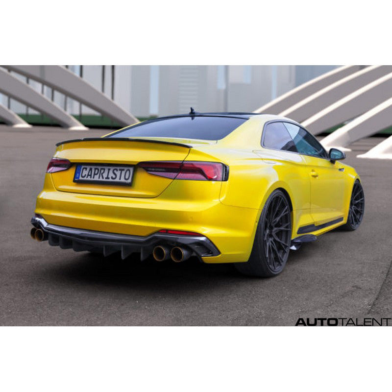 Capristo Rear Carbon Decklid Spoiler For Audi RS5 F5 - AutoTalent