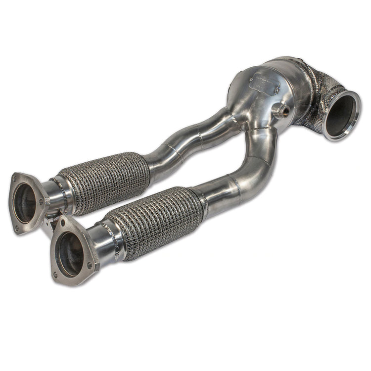 Fabspeed HJS Euro 6 Sport Catalytic Converter Downpipe for Audi TT RS / RS3 (2.5 Liter)