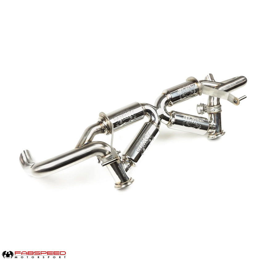 Fabspeed Valvetronic Supersport X-Pipe Exhaust System for Audi R8 2021