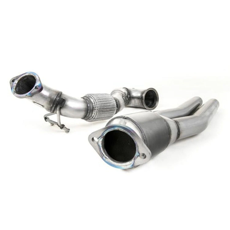 Milltek Large Bore Downpipe w/ Hi-Flow Sports Catalyst (For All Exhausts) Audi TT RS MK3 2014+