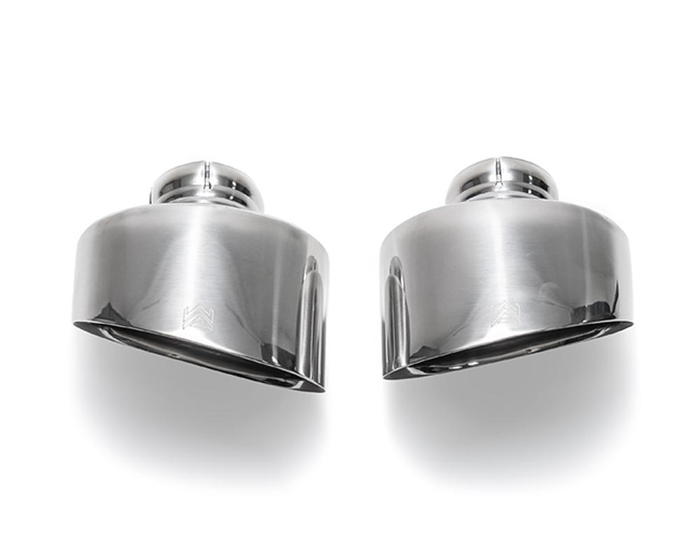 ARMYTRIX Stainless Steel Valvetronic Catback Exhaust System Dual Chrome Silver Tips For Audi RS3 8V 2.5L Turbo Sedan 2017-2021