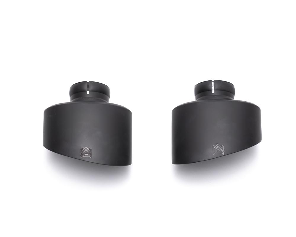 ARMYTRIX Stainless Steel Valvetronic Catback Exhaust System Dual Matte Black Tips For Audi RS3 8V 2.5L Turbo Sedan 2017-2021