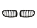 AutoTecknic Aero Carbon Fiber Dual Slats Front Grilles For BMW F10 535i - AutoTalent