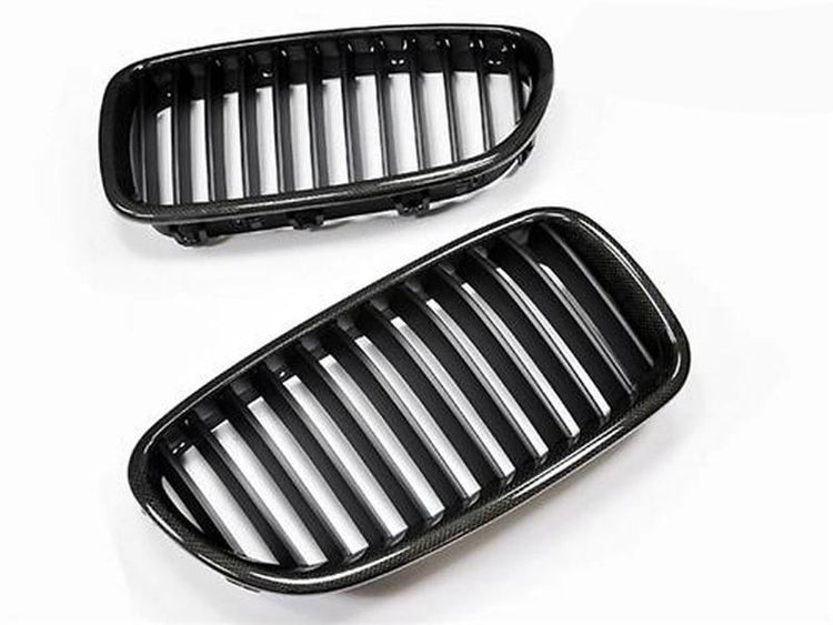 AutoTecknic Aero Carbon Fiber Front Grilles For BMW F10 520i - AutoTalent
