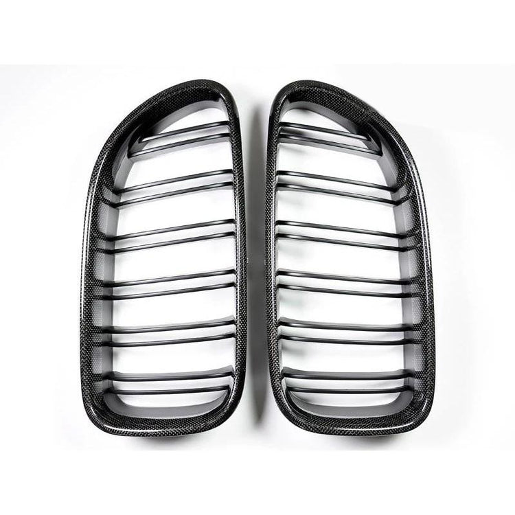 AutoTecknic Aero Replacement Dual Slats Front Grilles For BMW 6 Series F06, F12, F13 - AutoTalent