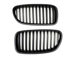 AutoTecknic Aero Stealth Black Front Grilles For BMW 530i - AutoTalent