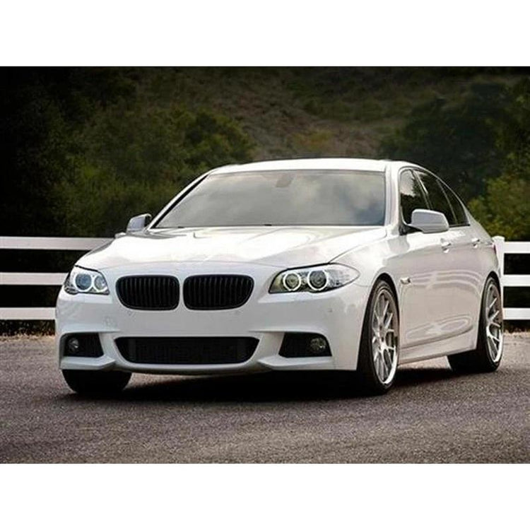 AutoTecknic Aero Stealth Black Front Grilles For BMW F11 535i - AutoTalent