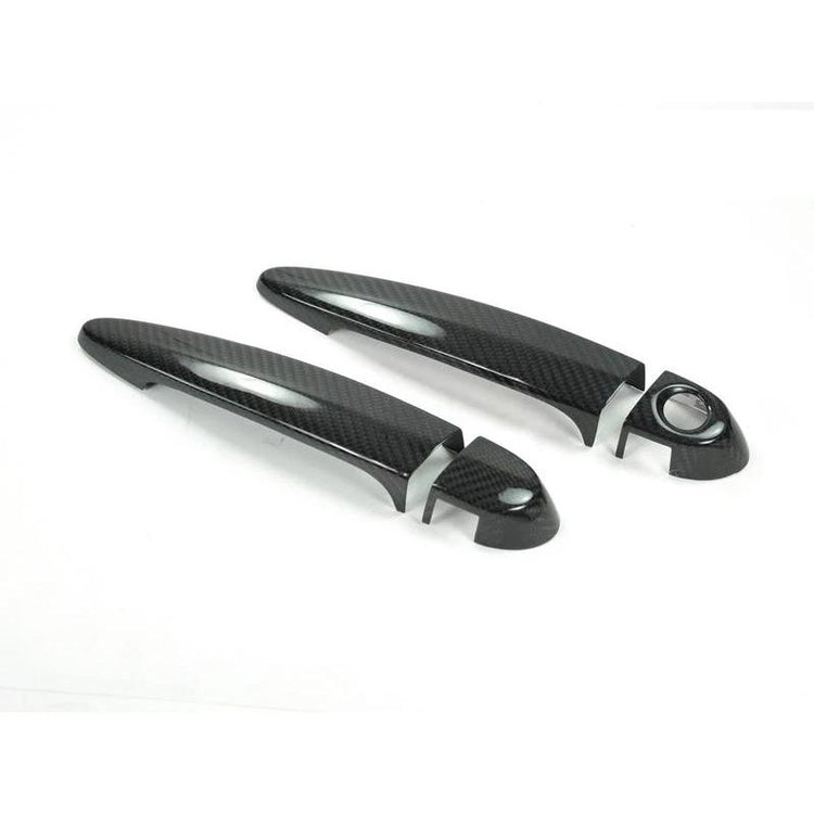 Autotecknic Dry Carbon Fiber Door Handle Trims For 328i - AutoTalent