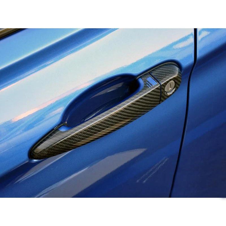 Autotecknic Dry Carbon Fiber Door Handle Trims For F32 420i - AutoTalent