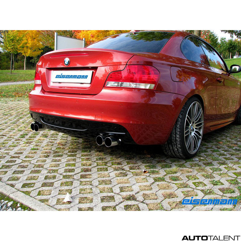 Eisenmann Axle-Back Exhaust System - Bmw 135i E82 Coupe, E88 Cabrio 2008-2013 - autotalent