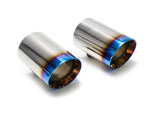 ARMYTRIX Stainless Steel Valvetronic Catback Exhaust System Dual Blue Coated Tips For BMW 340i | 440i F3X 2016-2021
