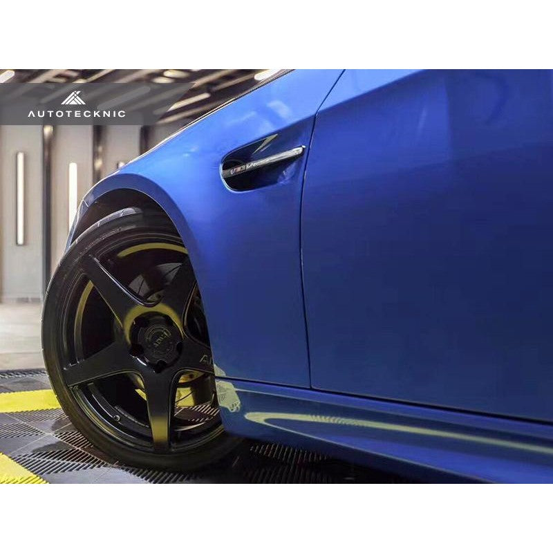 AutoTecknic Aero Stealth Black Fender Gills For BMW E90, E92, E93 M3 - AutoTalent