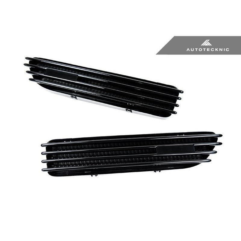 AutoTecknic Aero Replacement Glazing Black Fender Grilles For BMW M3 - AutoTalent
