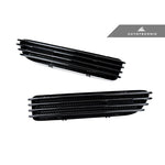 AutoTecknic Aero Replacement Glazing Black Fender Grilles For BMW M3 - AutoTalent