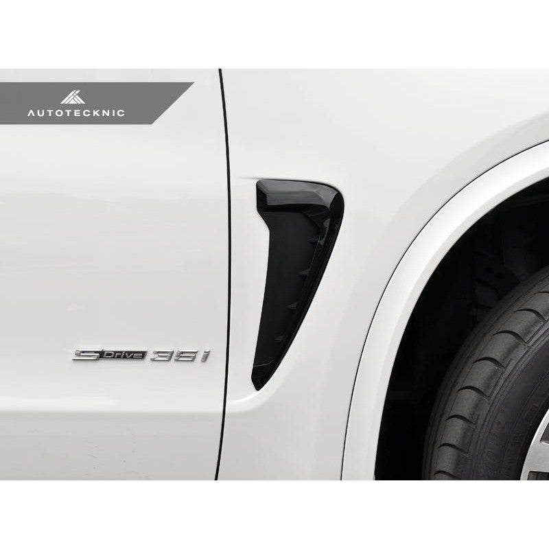AutoTecknic Aero Replacement Glazing Black Fender Trims For BMW F15 X5, X5 M - AutoTalent