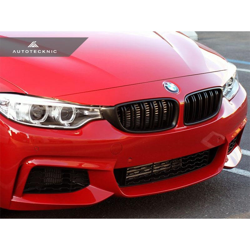 AutoTecknic Aero Stealth Dual Slats Front Grilles For BMW 440i - AutoTalent