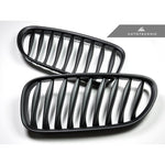 AutoTecknic Replacement Stealth Black Front Grilles For BMW E85 Z4 M - AutoTalent