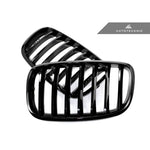 AutoTecknic Replacement Glazing Black Front Grilles For BMW X5 M - AutoTalent