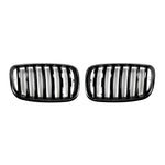 AutoTecknic Replacement Glazing Black Front Grilles For BMW X6 - AutoTalent