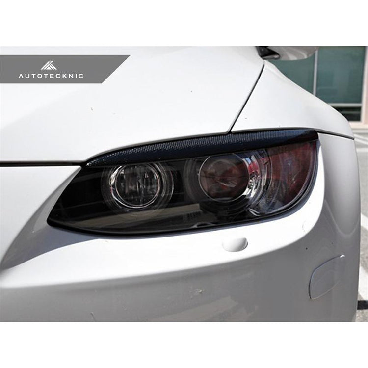 Autotecknic Aero Carbon Fiber Headlight Covers For Bmw E92 335i - AutoTalent