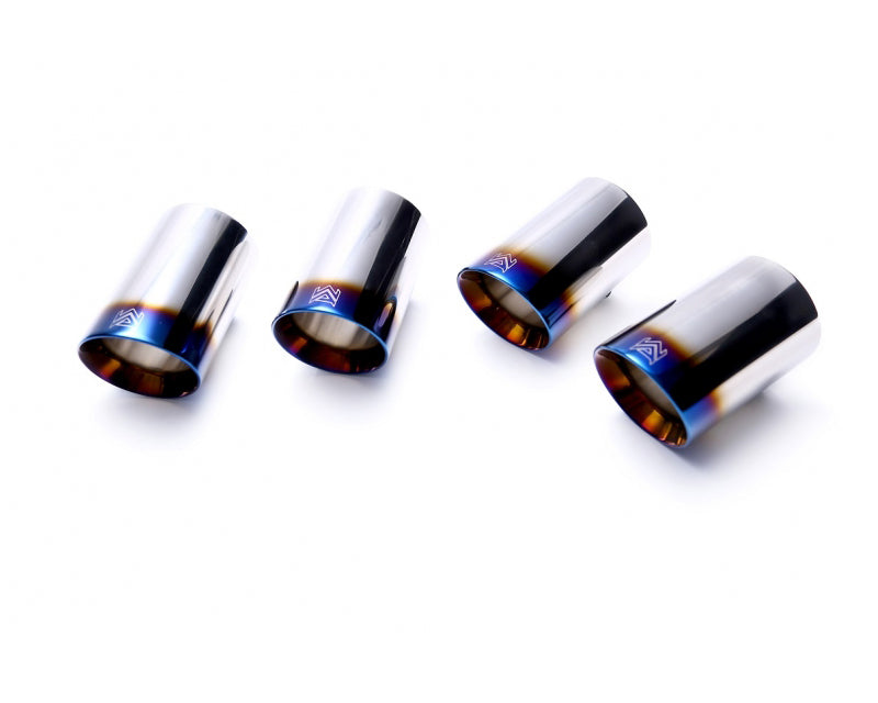 ARMYTRIX Stainless Steel Valvetronic Catback Exhaust System Quad Blue Coated Tips For BMW 520i | 528i F10 N20B20 2011-2021