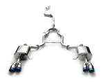 ARMYTRIX Stainless Steel Valvetronic Catback Exhaust System Dual Chrome Silver Tips For BMW 535i F10 RWD 2011-2021