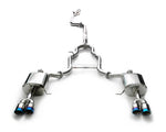 ARMYTRIX Stainless Steel Valvetronic Catback Exhaust System Dual Gold Tips For BMW 535i F10 RWD 2011-2021