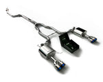 ARMYTRIX Stainless Steel Valvetronic Catback Exhaust System Quad Chrome Silver Tips For BMW 535i F10 RWD 2011-2021