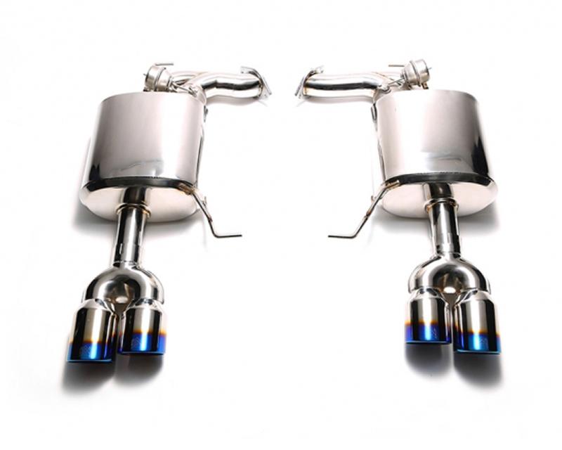 ARMYTRIX Stainless Steel Valvetronic Catback Exhaust System Dual Carbon Tips For BMW 535i F10 RWD 2011-2021