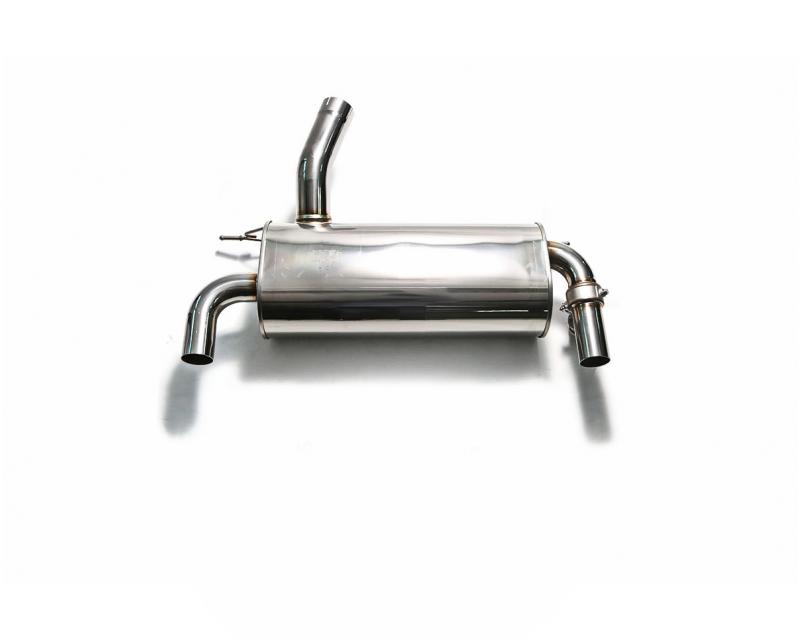 ARMYTRIX Stainless Steel Valvetronic Catback Exhaust System w/Race Downpipe | Quad Matte Black Tips For BMW 3-Series | 4-Series F3x 2012-2015